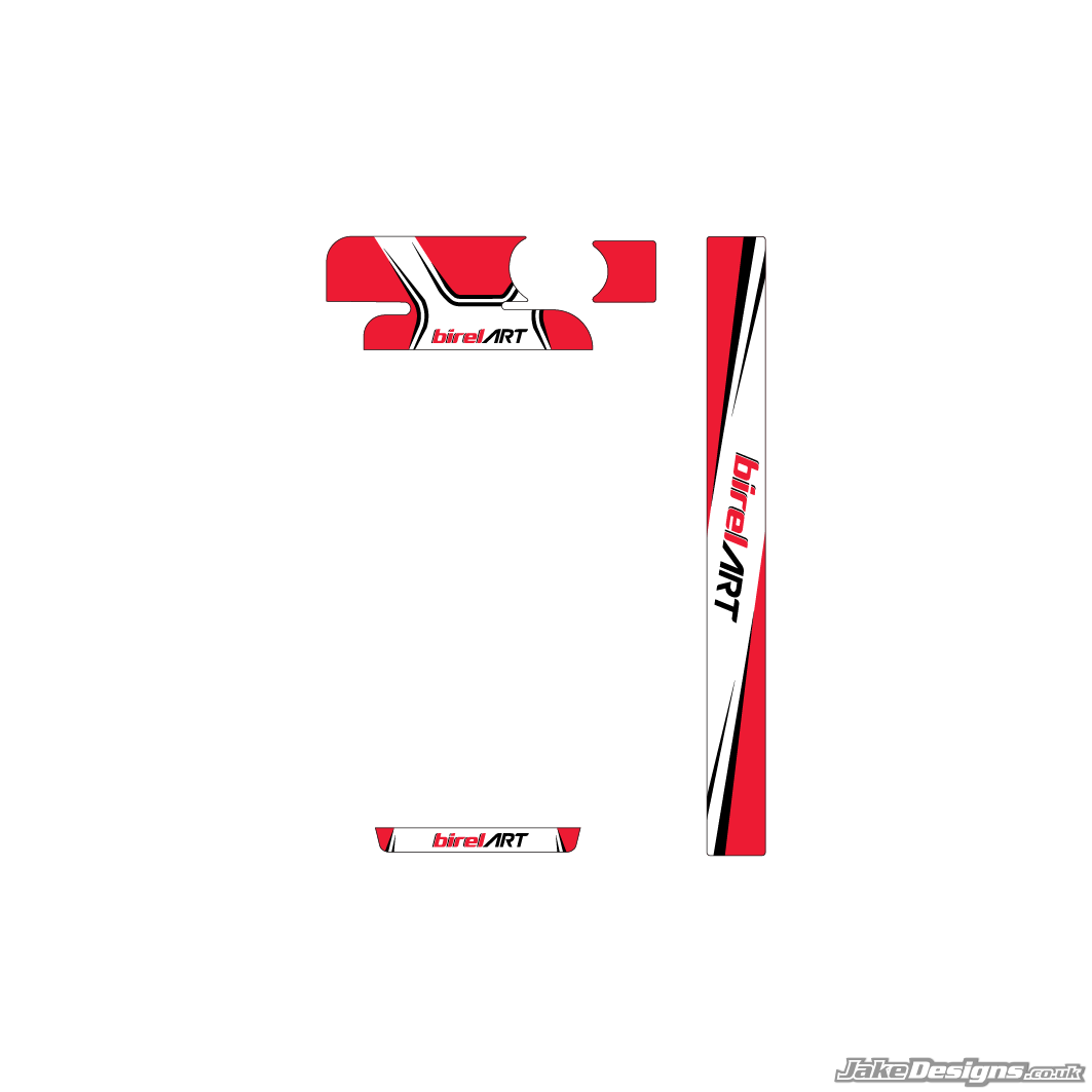 BirelART Replica IAME Mini / Waterswift Radiator Sticker Kit (2020)