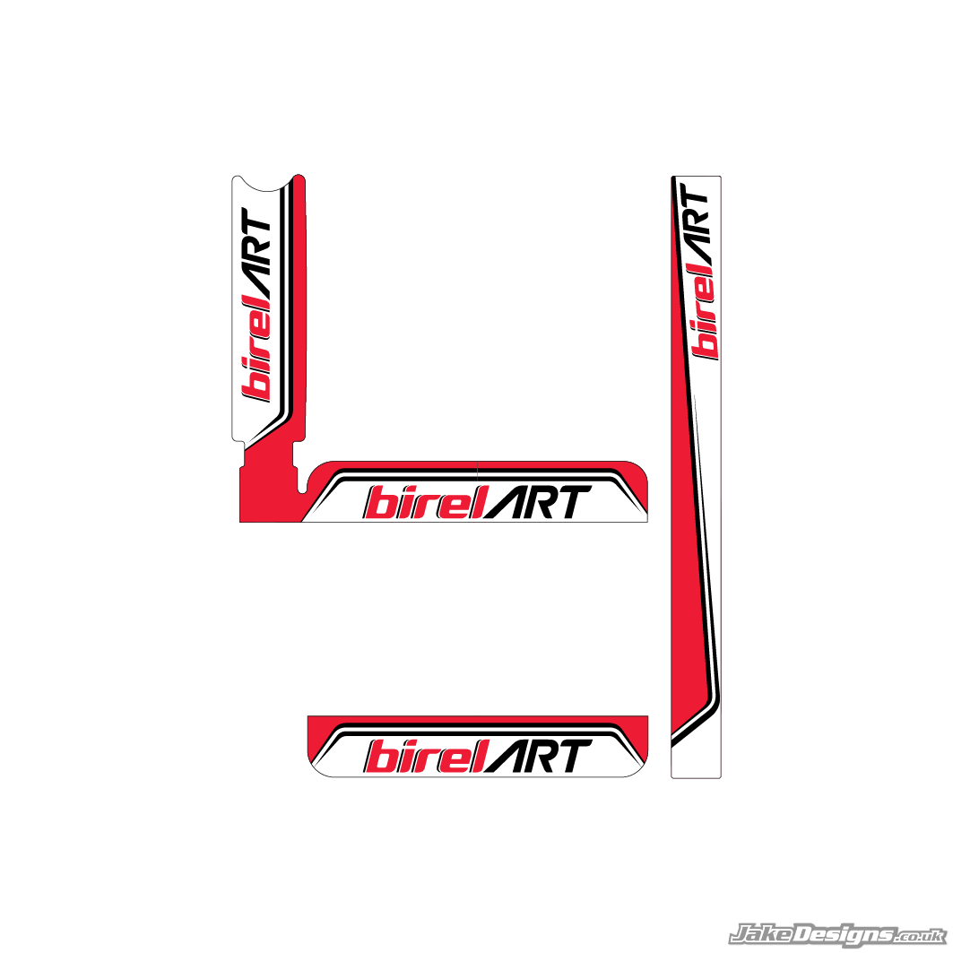 BirelART Replica IAME X30 Radiator Stickers (2020)