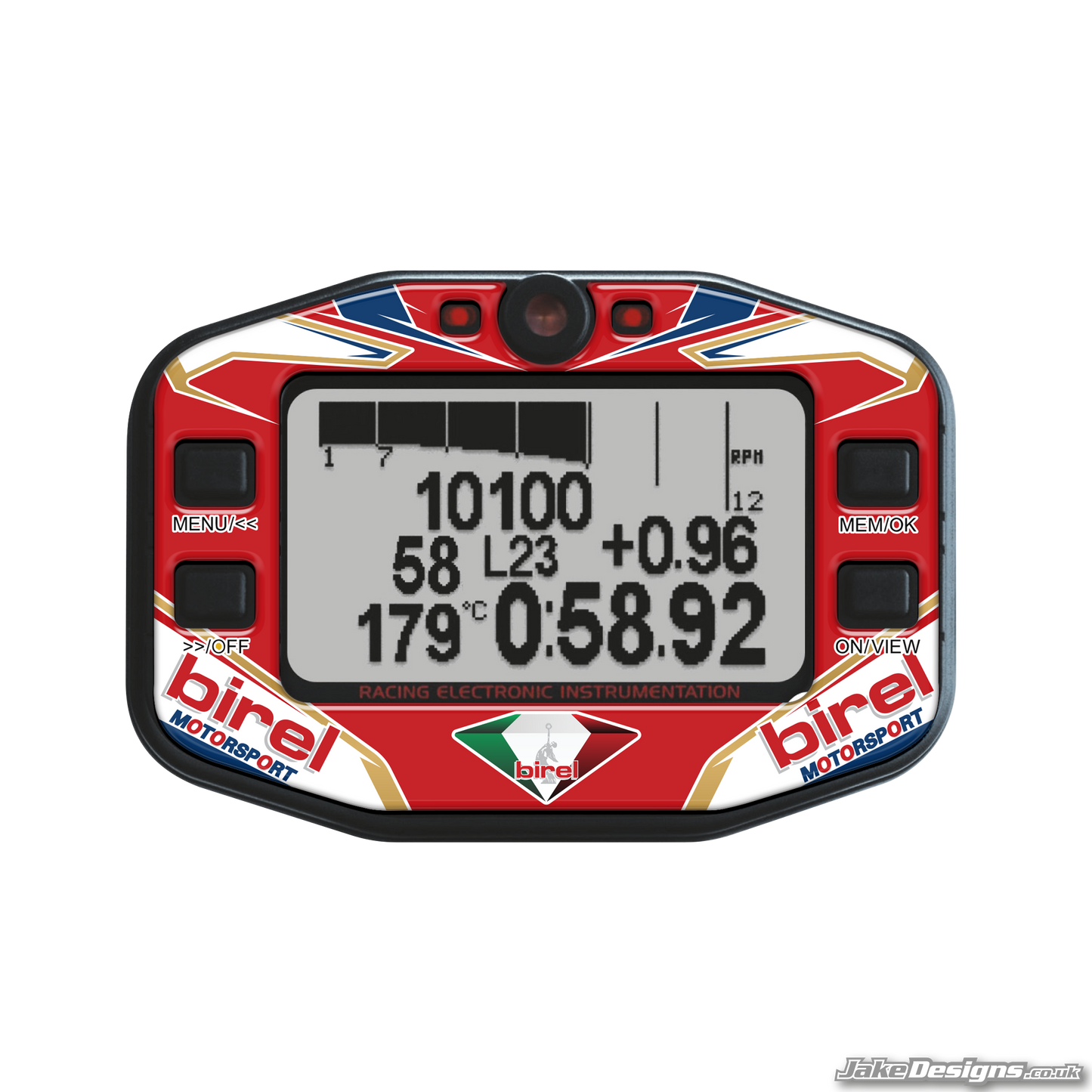 Birel Style Mychron 4 Gel Sticker