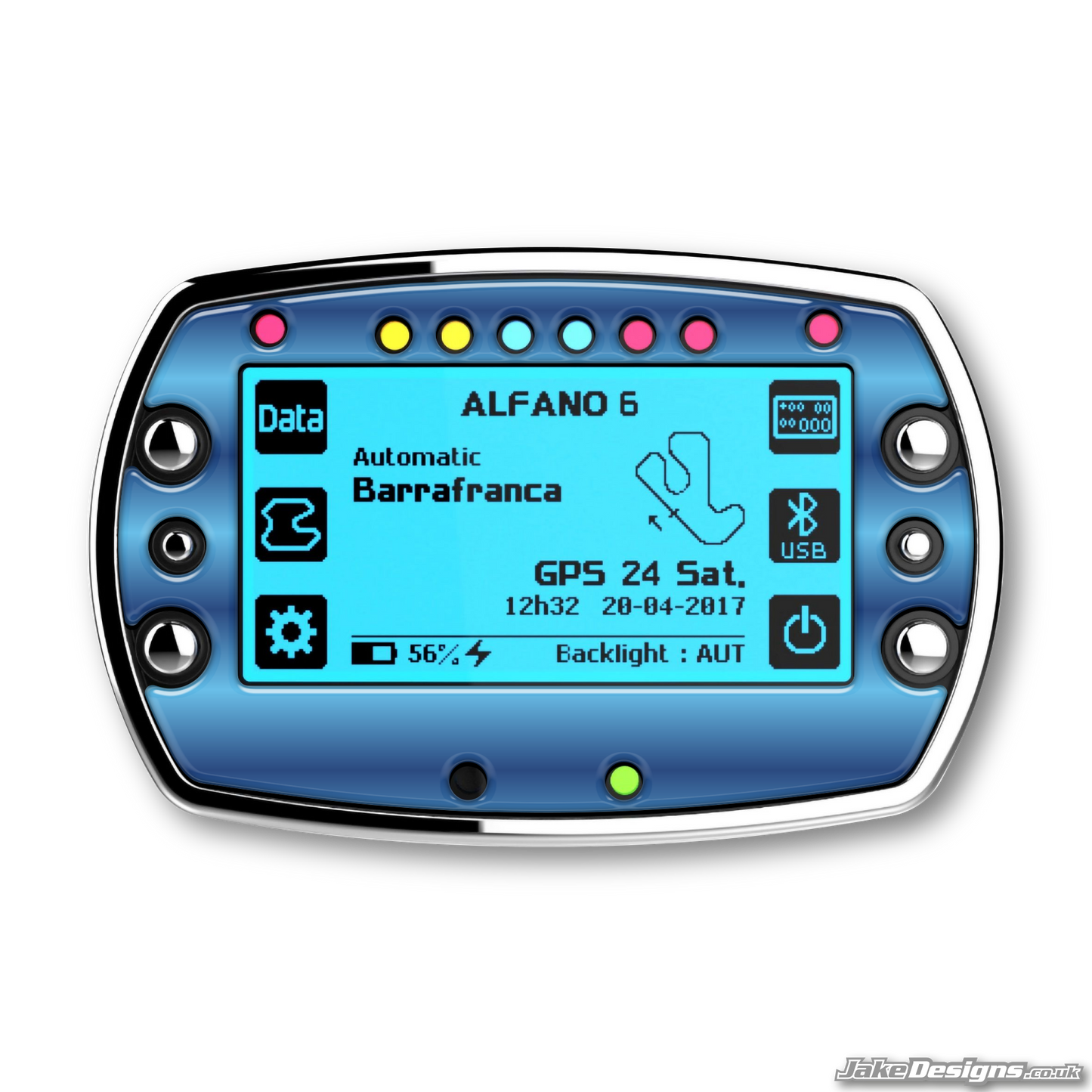 Chrome Style Alfano 6 Gel Sticker