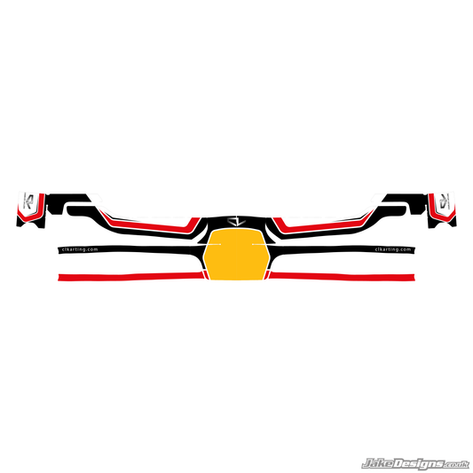 Leclerc Kart Replica Rear Bumper Sticker Kit (2026)