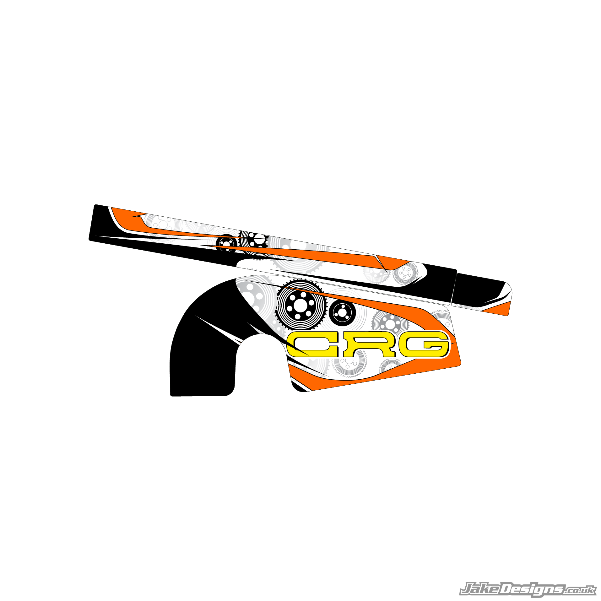 CRG Replica Chain Guard Sticker Kit (2014) – JakeDesigns Graphics
