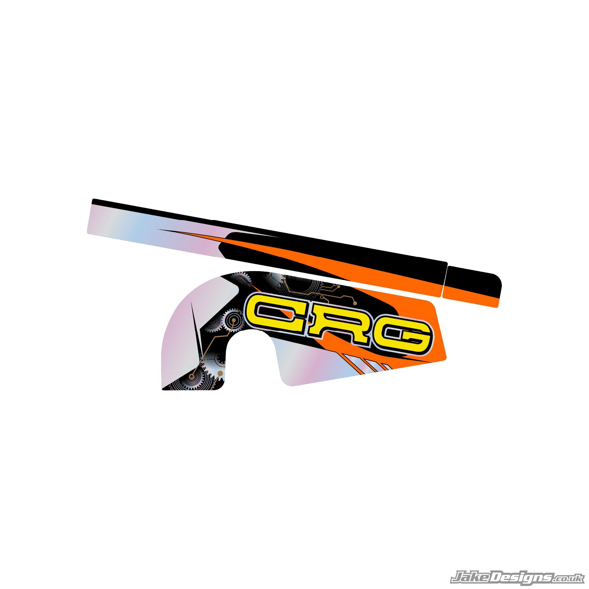 CRG Replica Chain Guard Sticker Kit (2018) – JakeDesigns Graphics