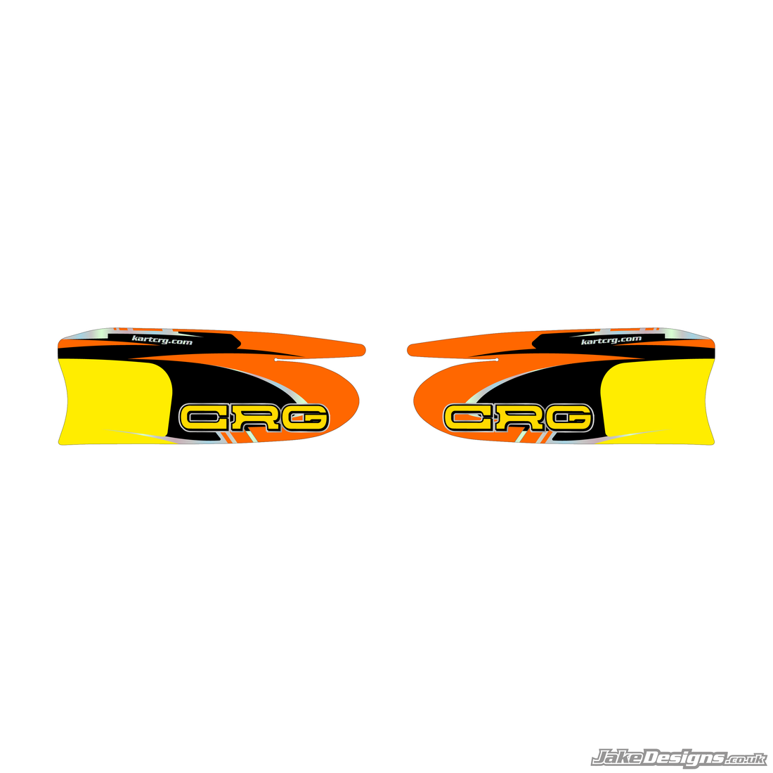 CRG Replica Set Of Sidepods Sticker (2023-24) – JakeDesigns Graphics
