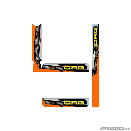 CRG Replica IAME X30 Radiator Stickers (2018)