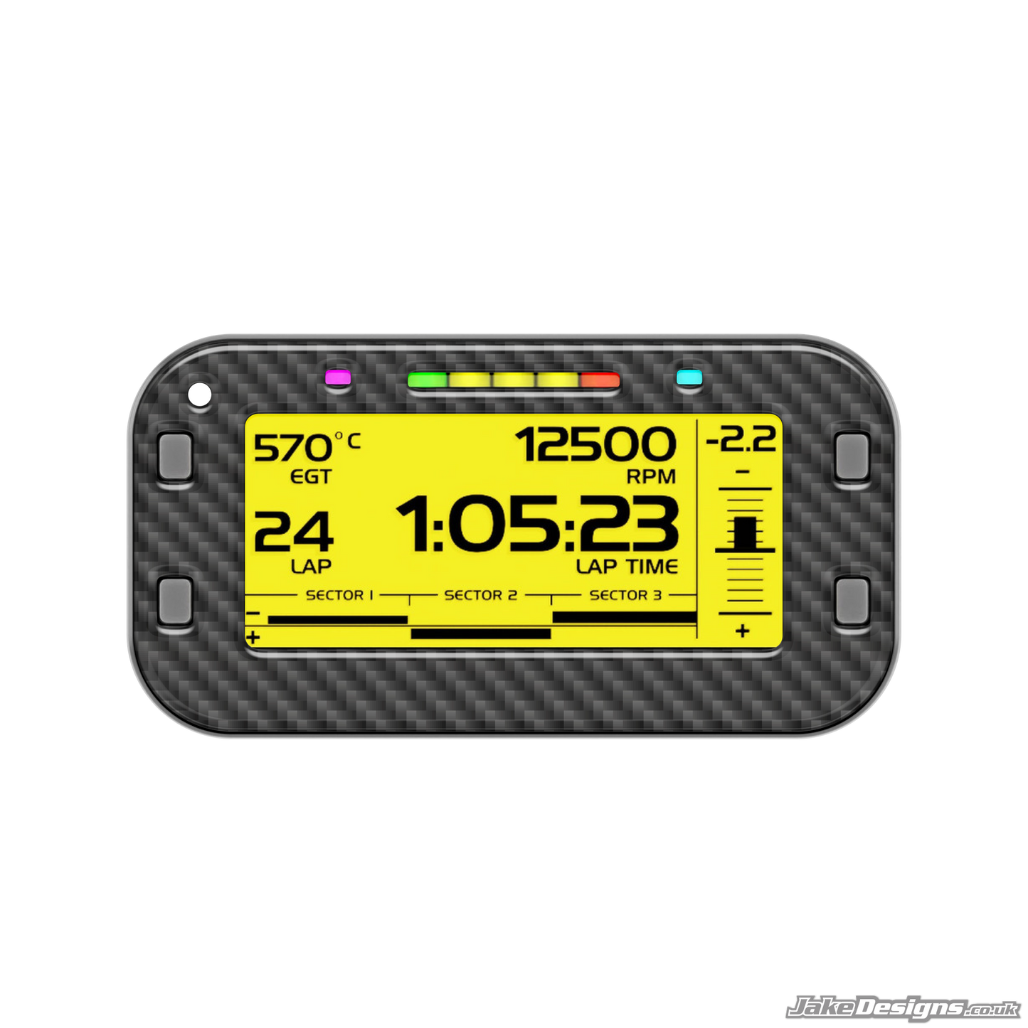 Carbon Fibre Style Mychron 6 Gel Sticker