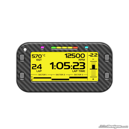 Carbon Fibre Style Mychron 6 Gel Sticker