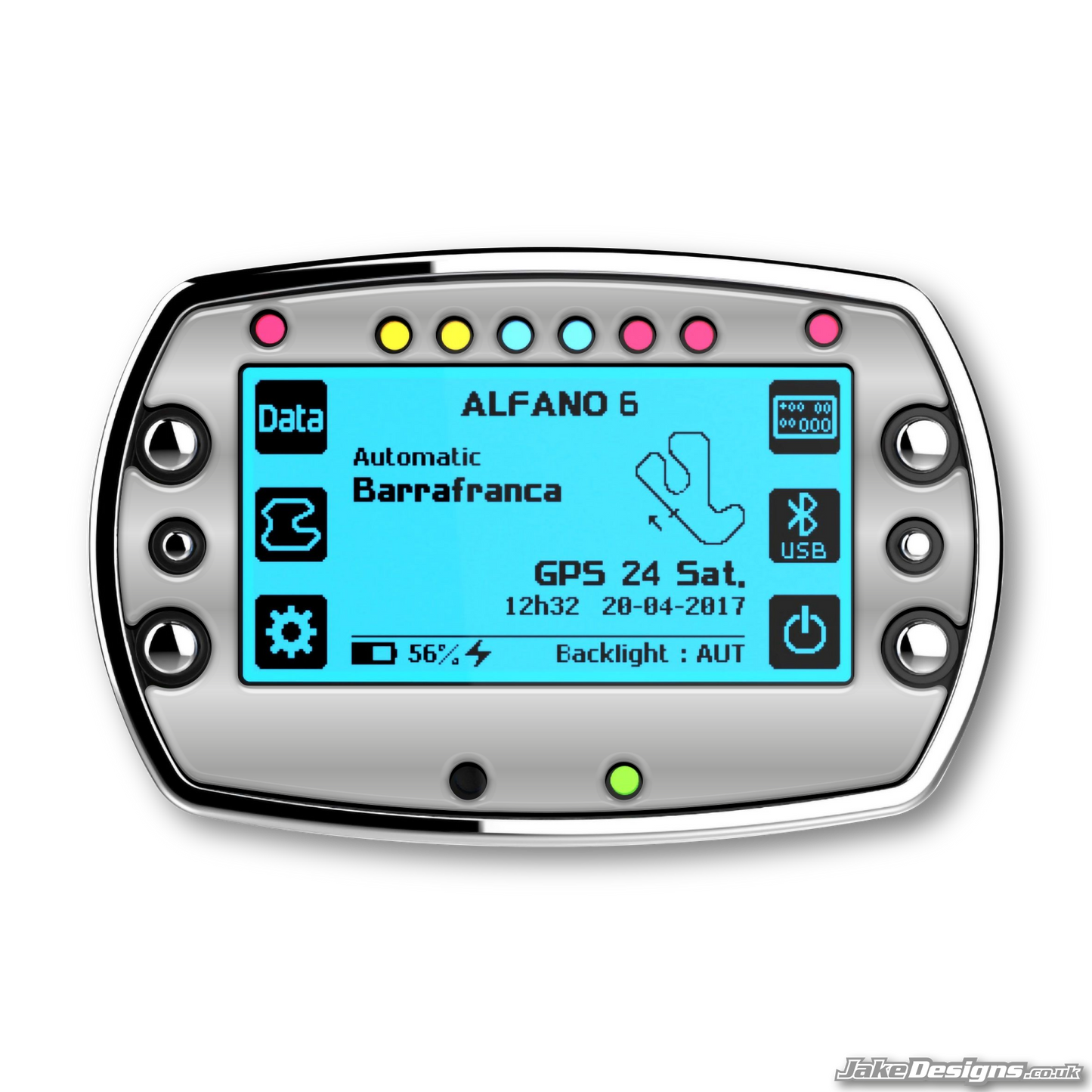 Chrome Style Alfano 6 Gel Sticker