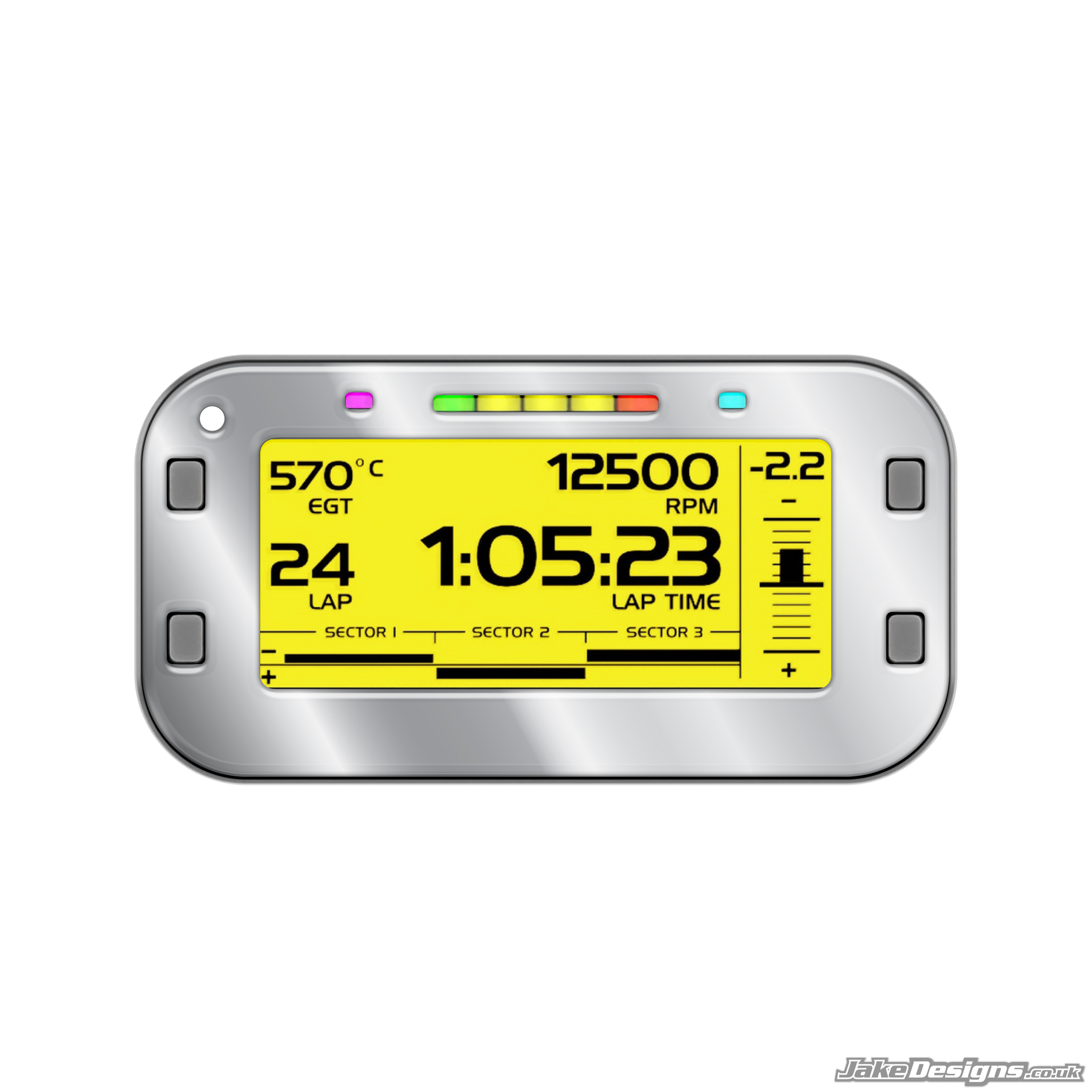 Chrome Style Mychron 6 Gel Sticker – JakeDesigns Graphics