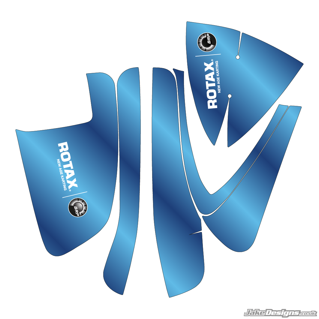 Chrome Style Rotax DD2 Airbox Sticker Kit