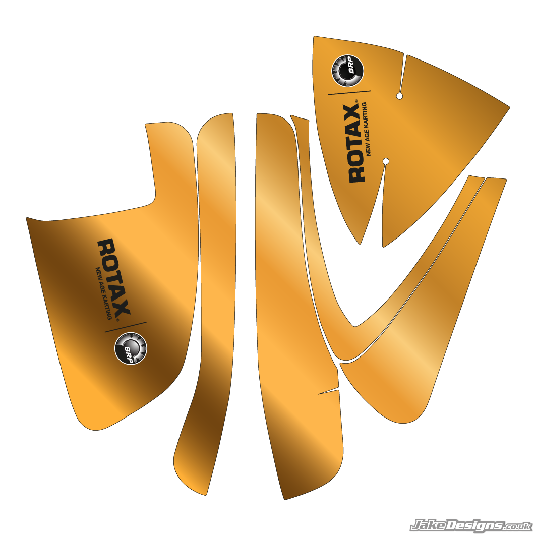 Chrome Style Rotax DD2 Airbox Sticker Kit