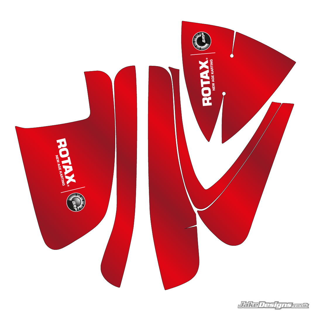 Chrome Style Rotax DD2 Airbox Sticker Kit