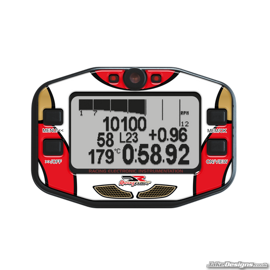 DR Racing Style Mychron 4 Gel Sticker