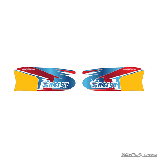 Energy Corse Replica Set Of Sidepods Sticker (2022)