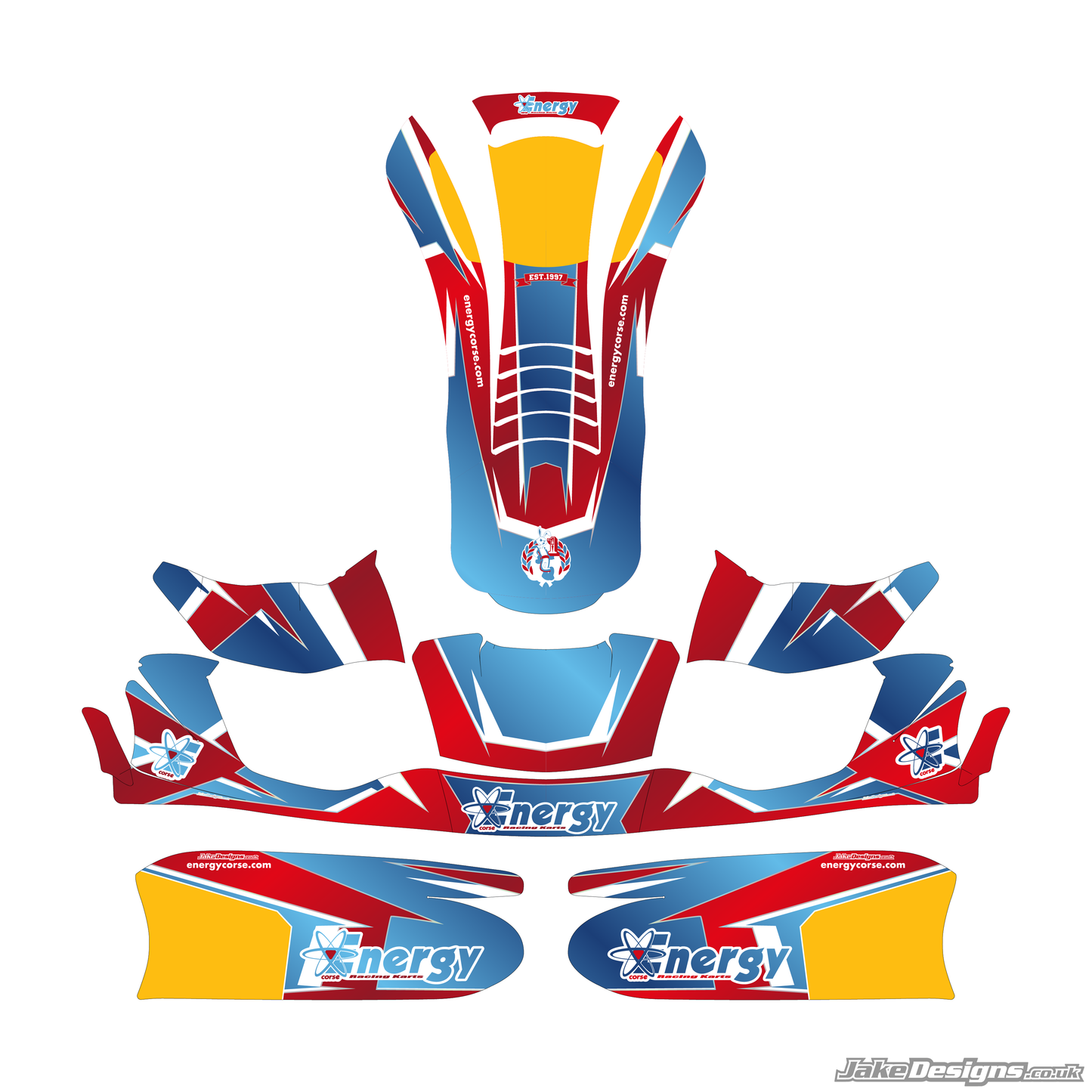 Energy Corse Replica Sticker Kit (2022)