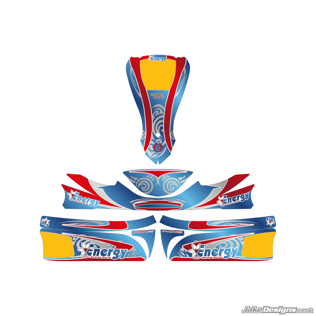 Energy Corse Replica Sticker Kit