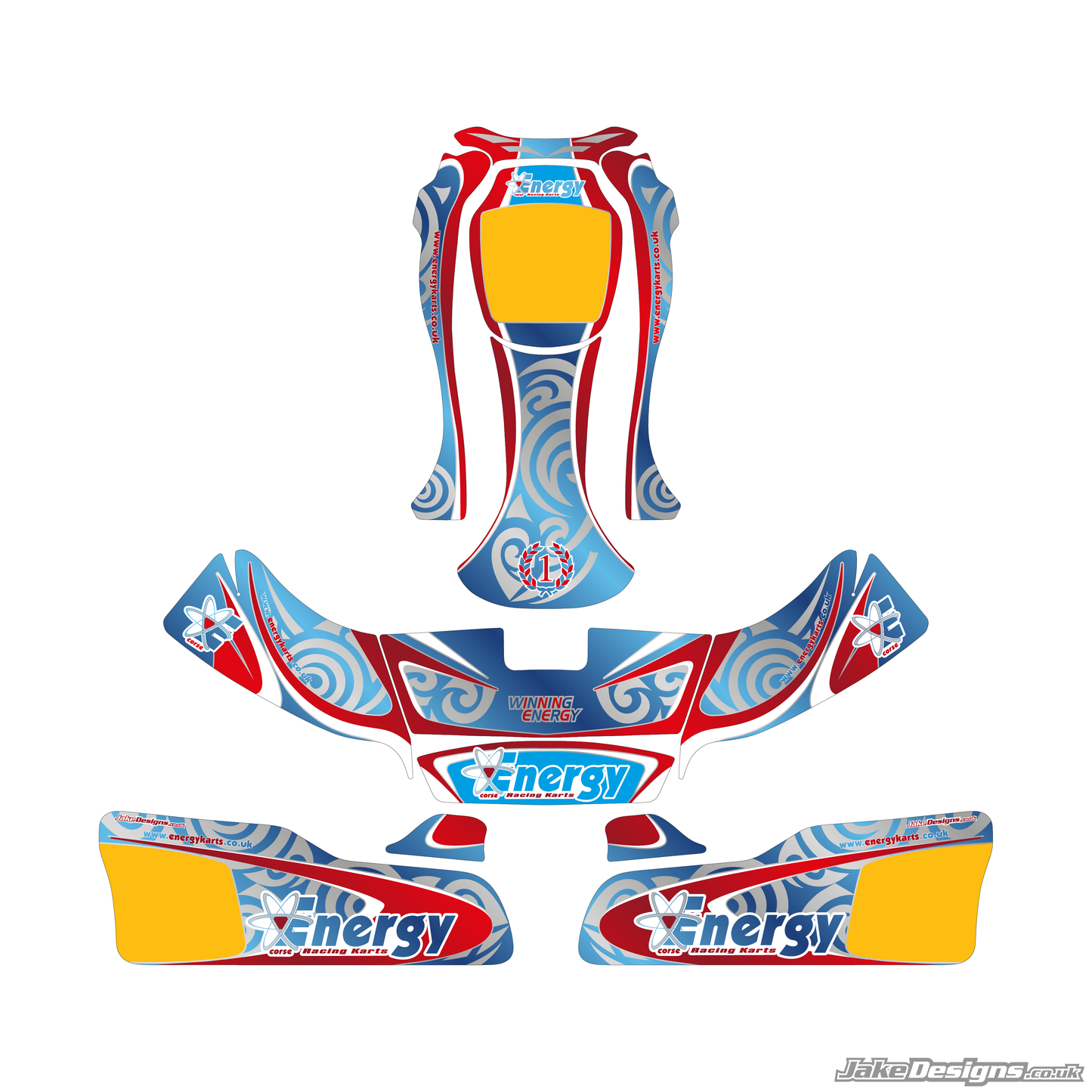 Energy Corse Replica Sticker Kit