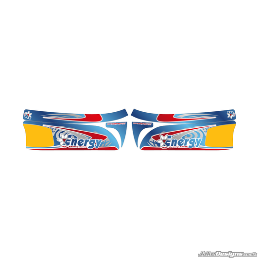 Energy Corse Replica Set Of Sidepods Sticker
