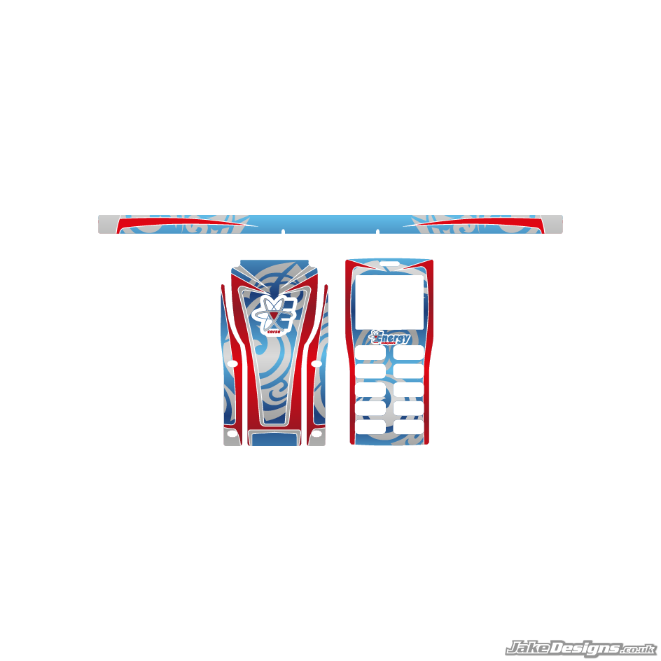 Energy Corse Style Unipro Stopwatch Stickers (2013)