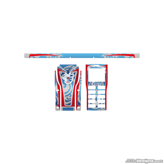 Energy Corse Style Unipro Stopwatch Stickers (2013)