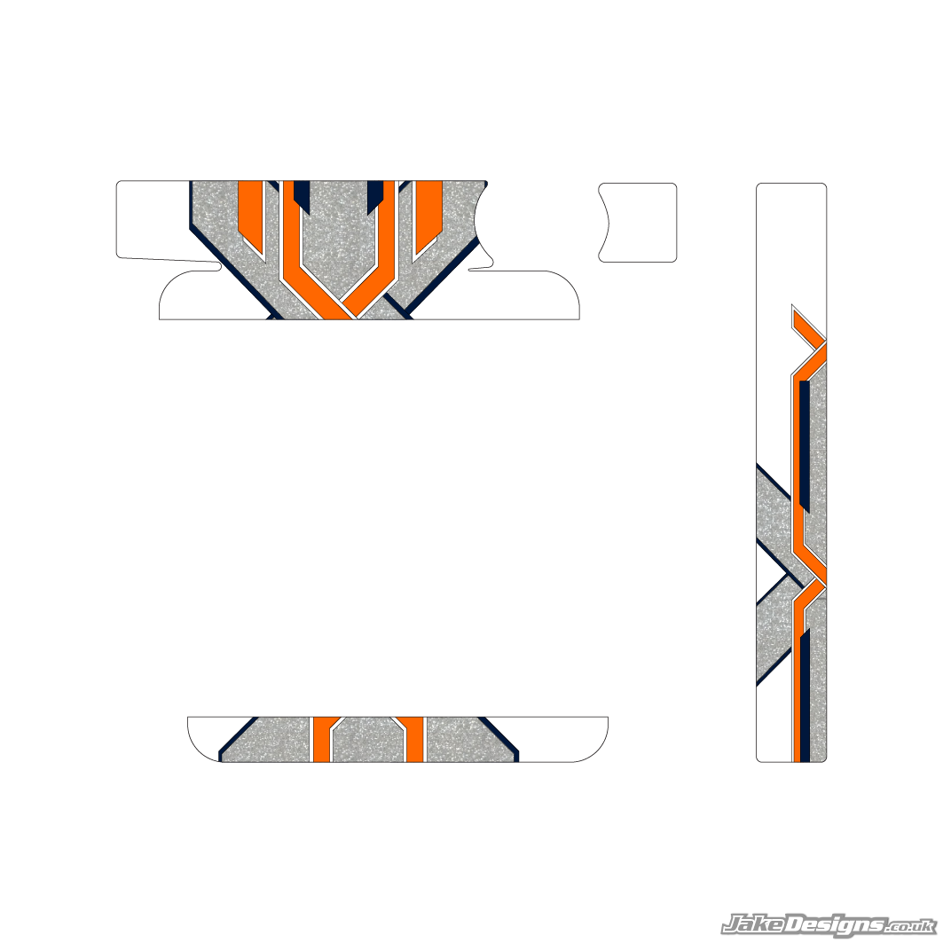 Exprit Replica IAME Big / X30 Radiator Sticker Kit (2017) – JakeDesigns ...