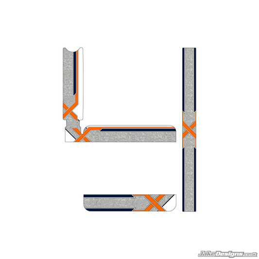 Exprit Replica IAME X30 Radiator Stickers (2017)