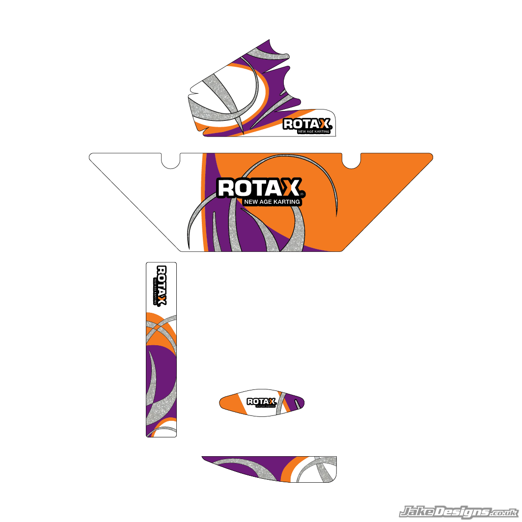 Exprit Replica (European) Rotax Max Radiator Stickers – JakeDesigns ...