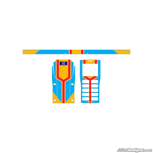 FA Alonso Style Unipro Stopwatch Stickers (2011)