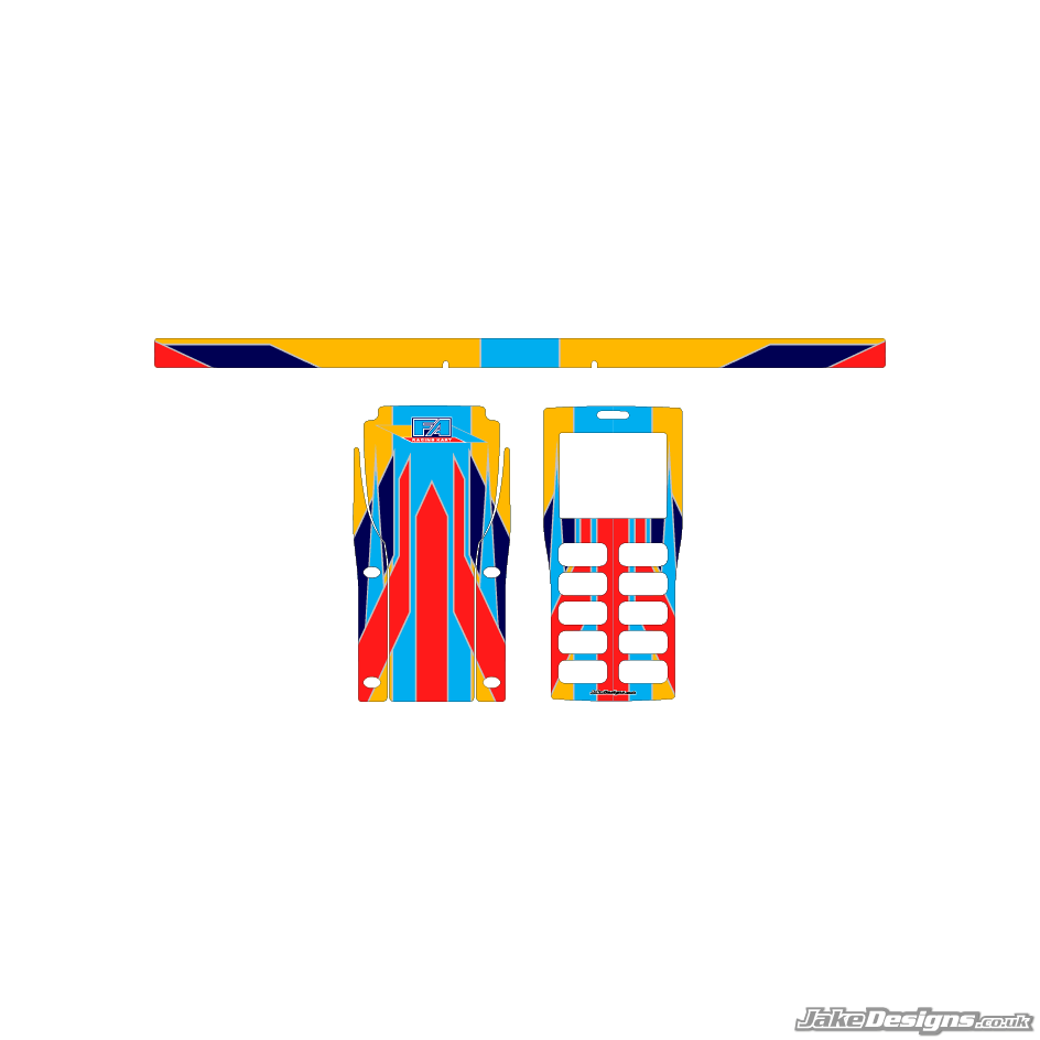 FA Alonso Style Unipro Stopwatch Stickers (2016)