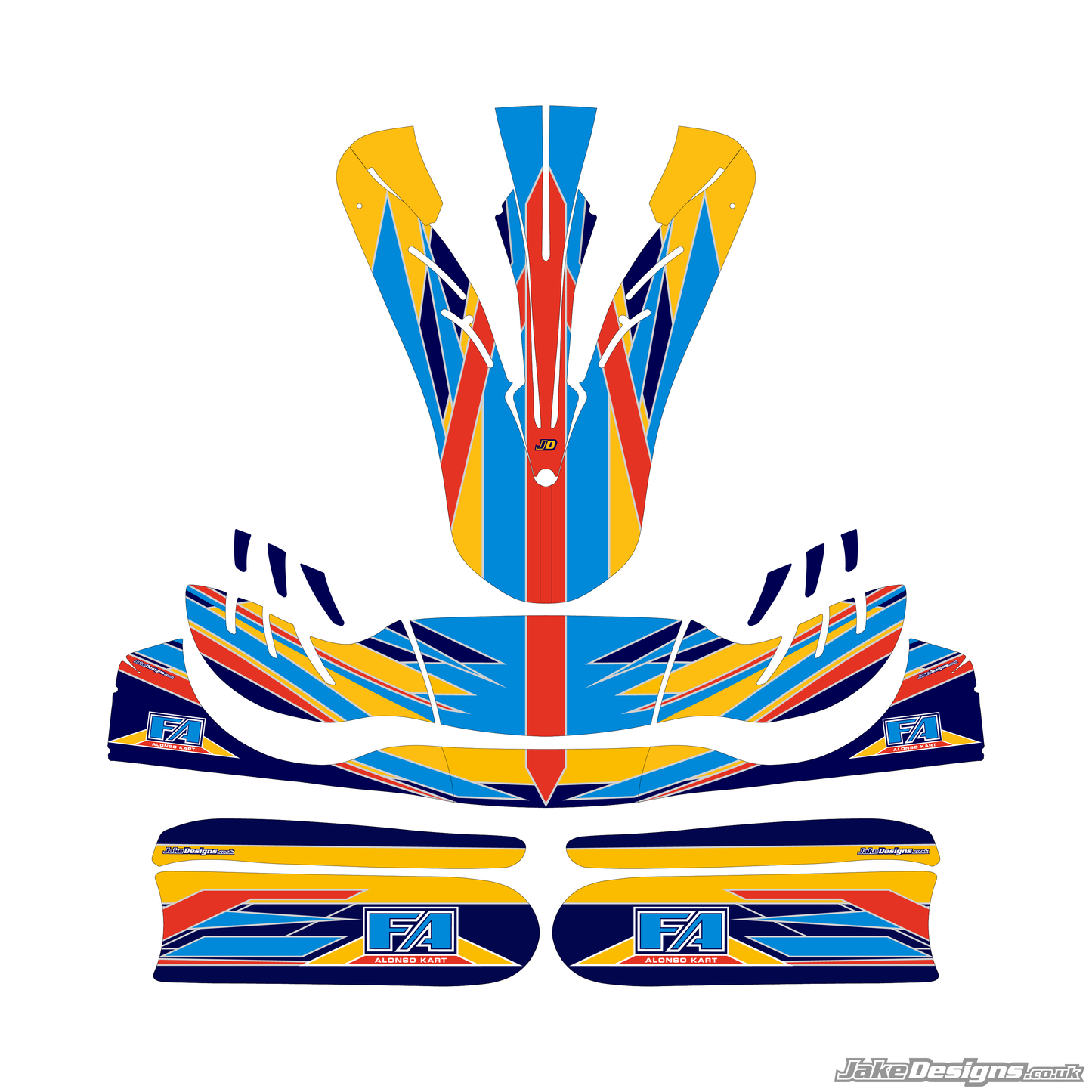 FA Alonso Victory Replica Sticker Kit (2016)