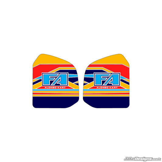 FA Alonso Replica Tank Sticker Kit (2016)