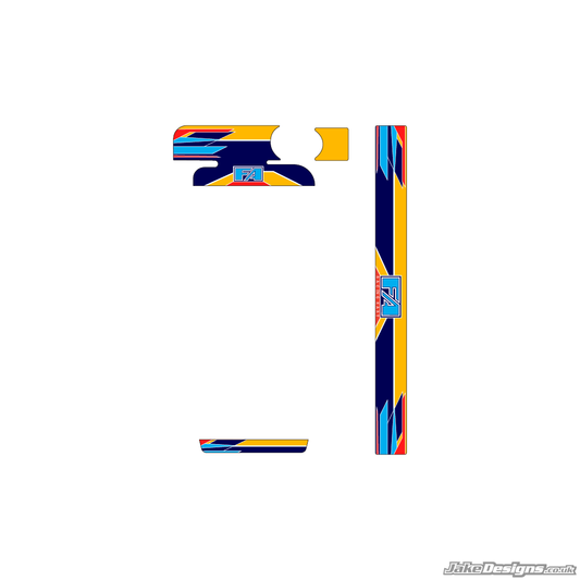 FA Alonso 2016 Replica IAME Mini / Waterswift Radiator Sticker Kit