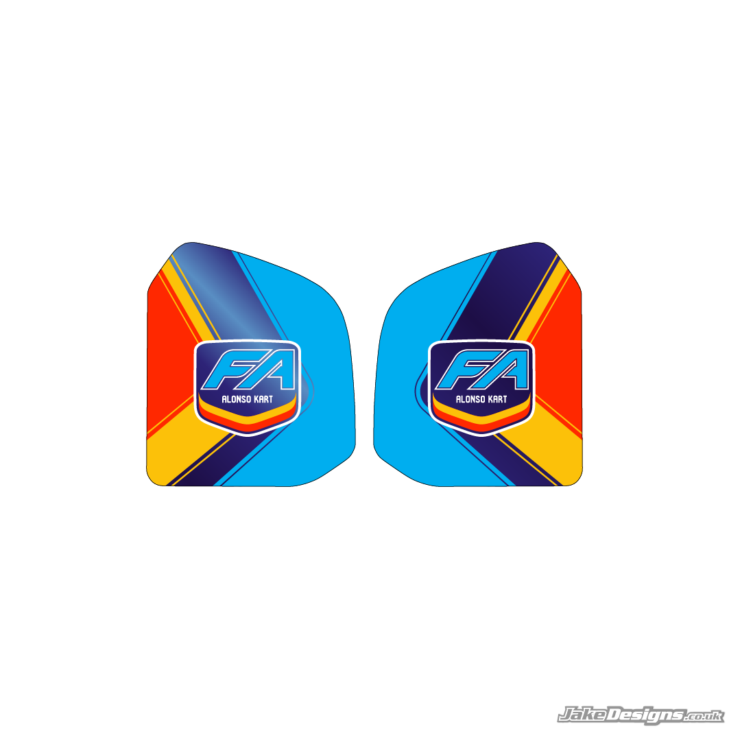 FA Alonso Replica Tank Sticker Kit (2021)