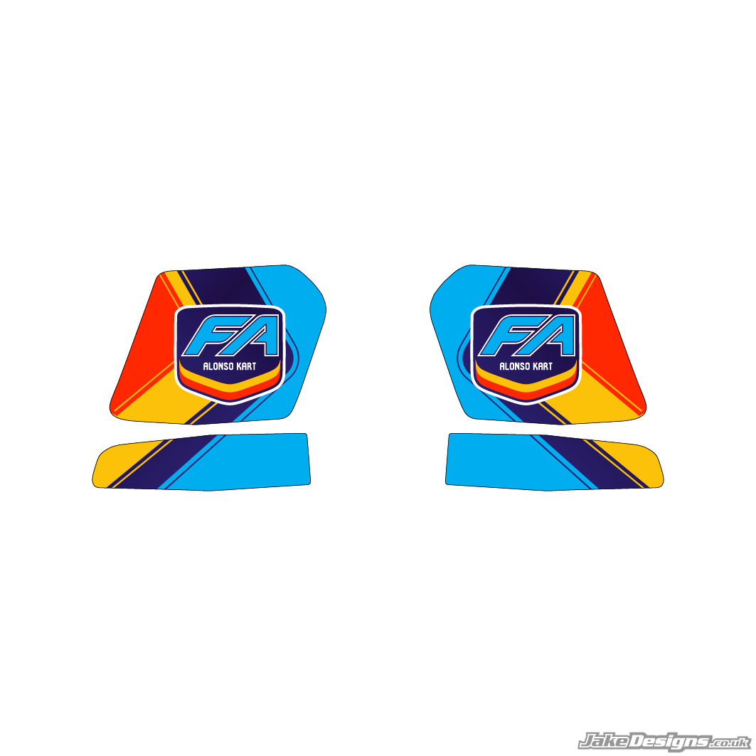 FA Alonso Replica Tank Sticker Kit (2021)
