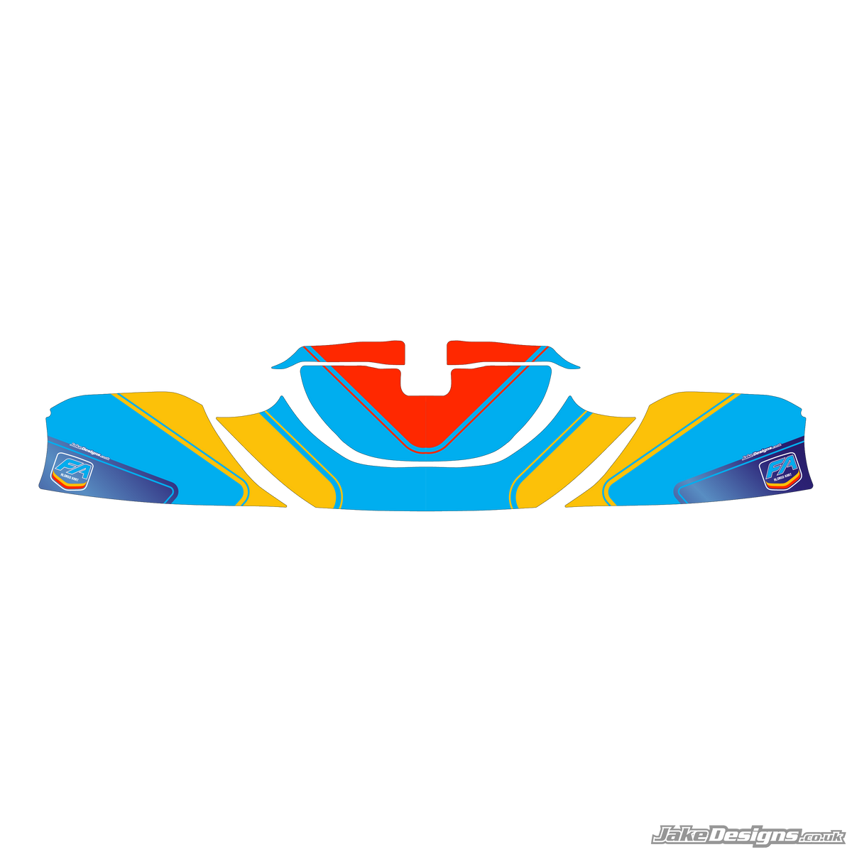 FA Alonso Replica Nosecone Sticker (2021)