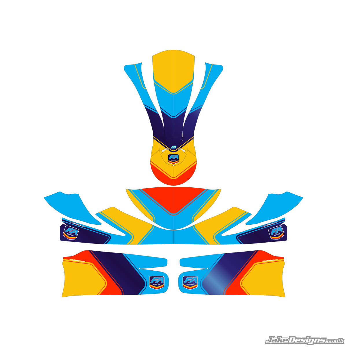 FA Alonso Replica Sticker Kit (2021)