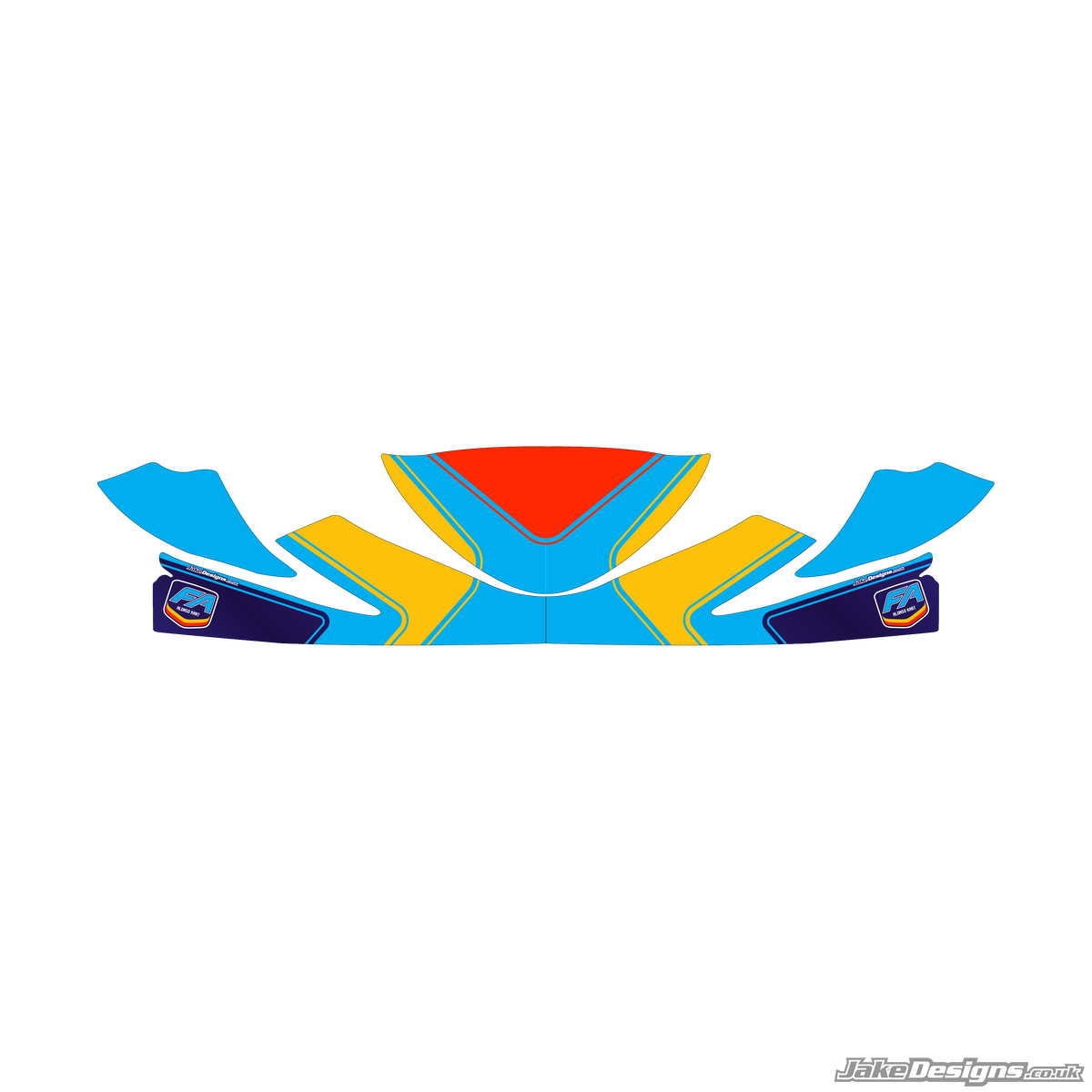 FA Alonso Replica Nosecone Sticker (2021)