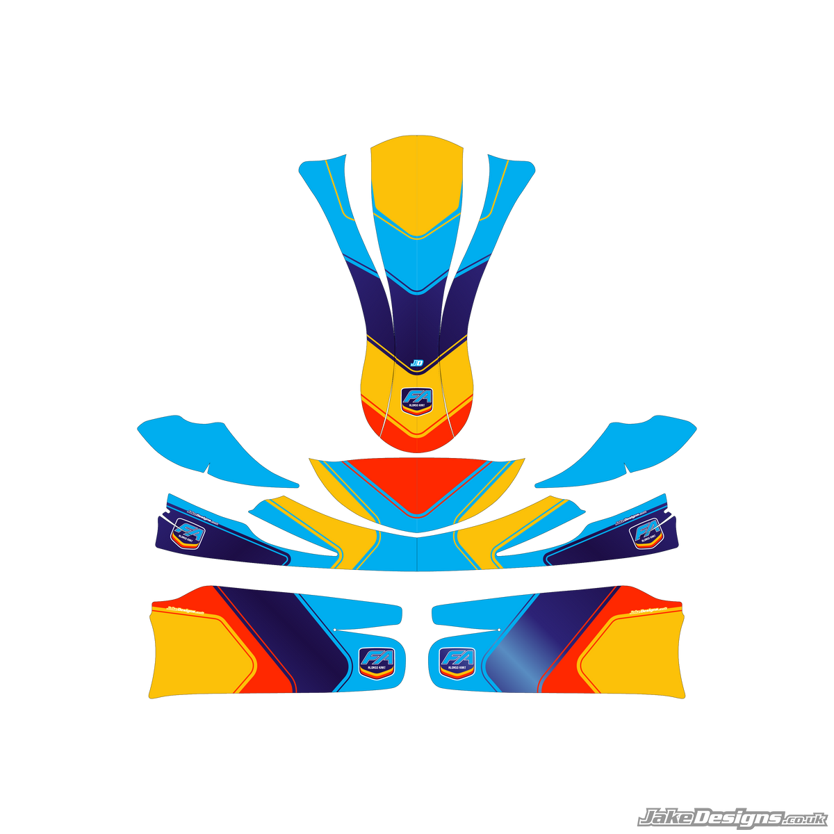 FA Alonso Replica Sticker Kit (2021)