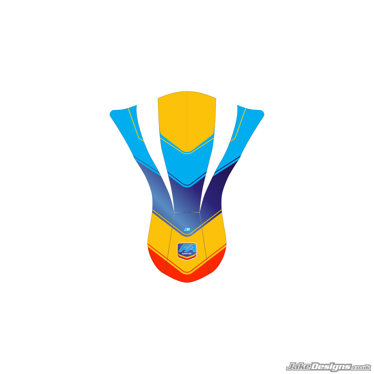 FA Alonso Replica Nassau Sticker (2021)