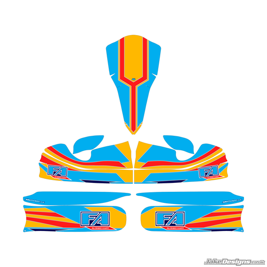 FA Alonso Victory Replica Sticker Kit (2012)