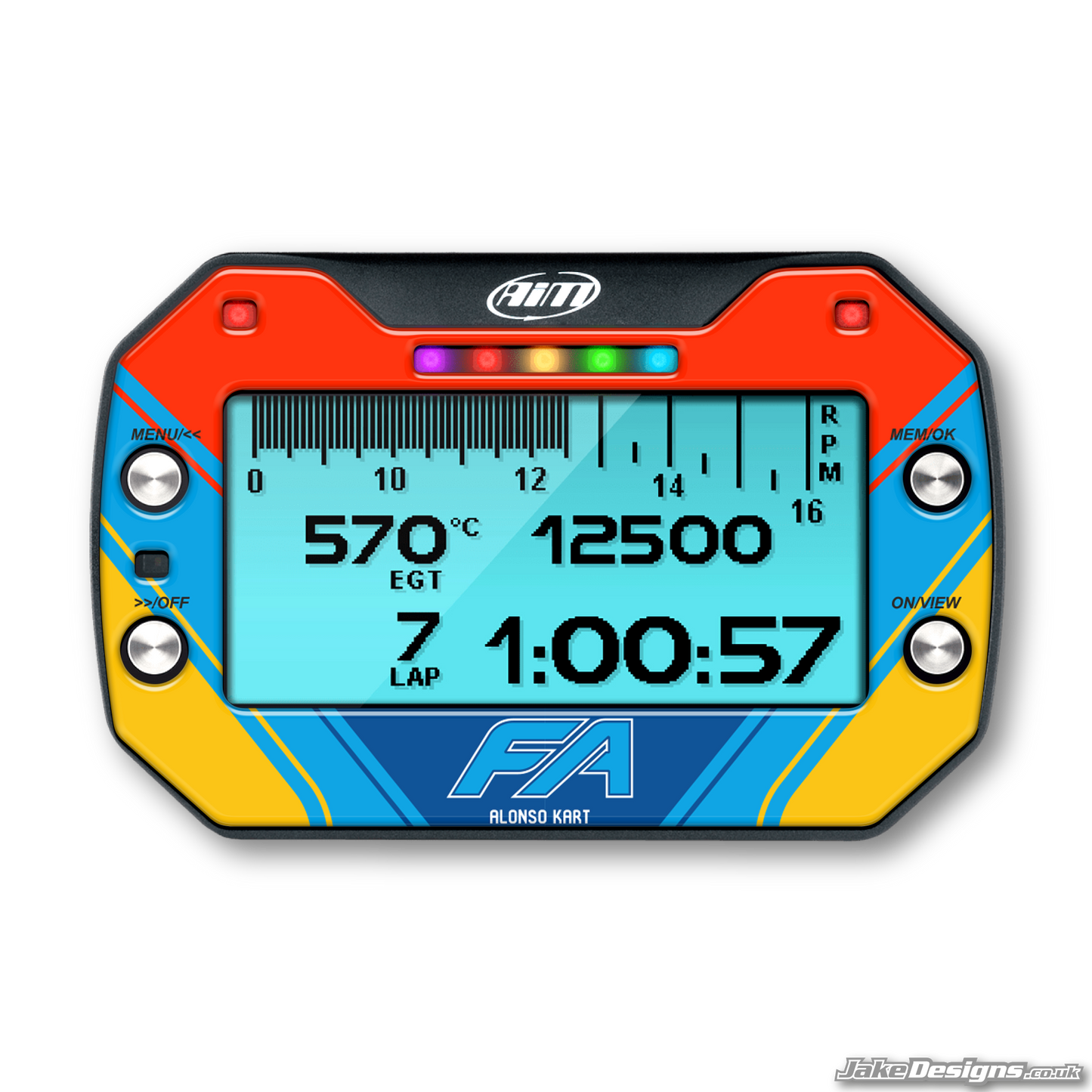 FA Alonso Style Mychron 5 Gel Sticker (2020)