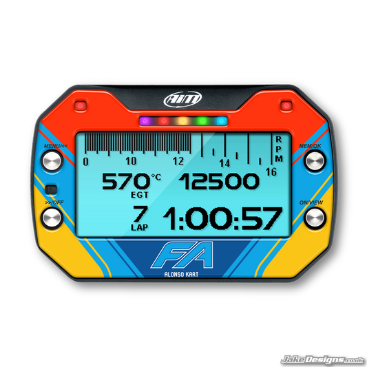 FA Alonso Style Mychron 5 Gel Sticker (2020)