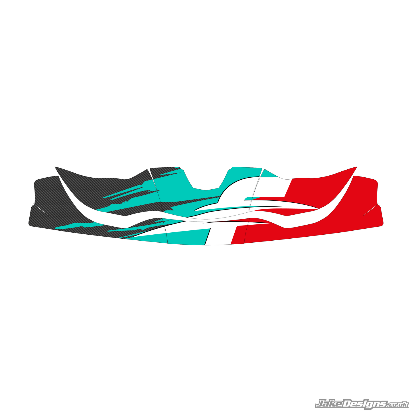 FK (Formula K) Racing Replica Nosecone Sticker (2025)