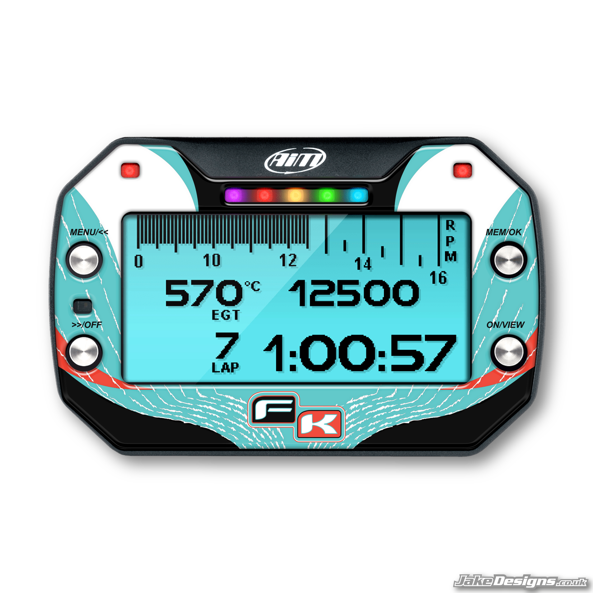 FK Racing Style Mychron 5 Gel Sticker – JakeDesigns Graphics