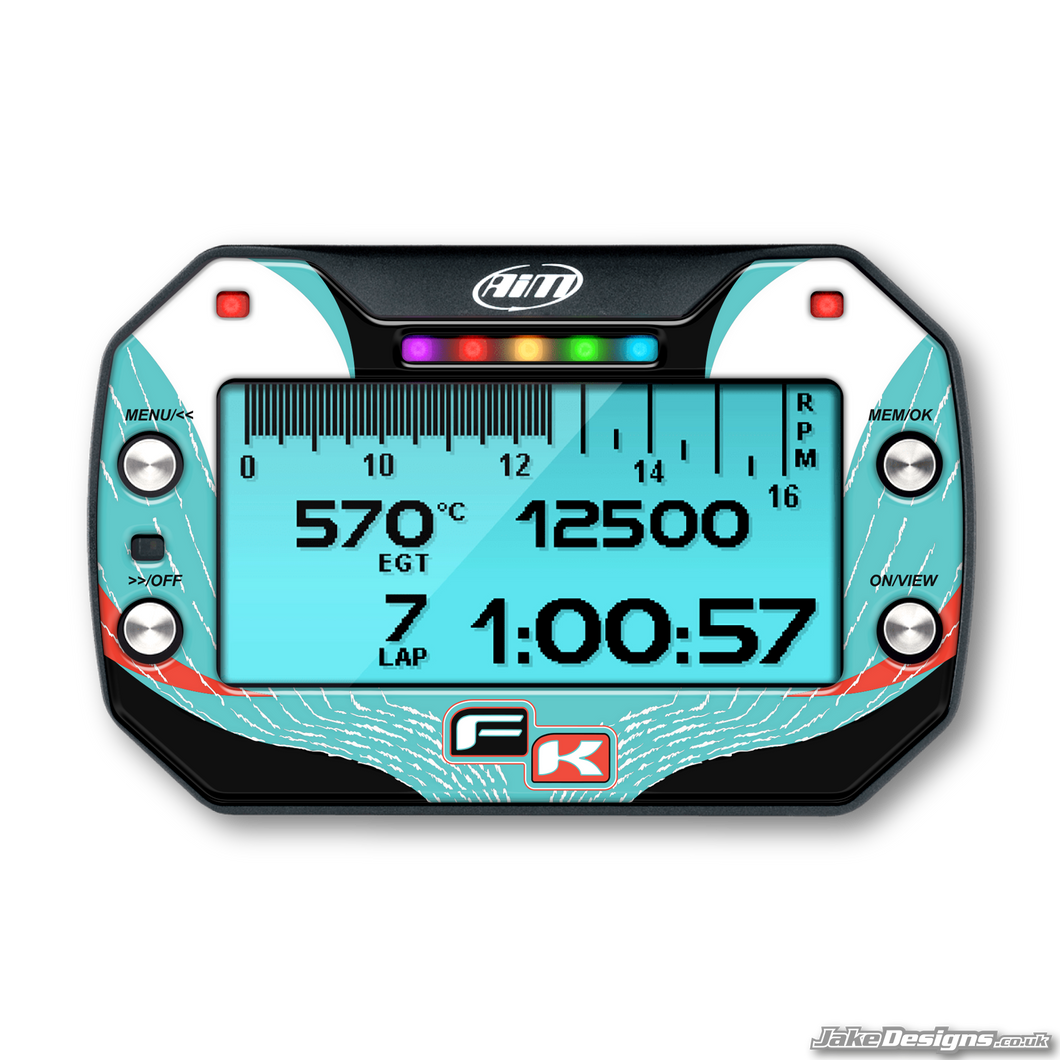 FK Racing Style Mychron 5 Gel Sticker