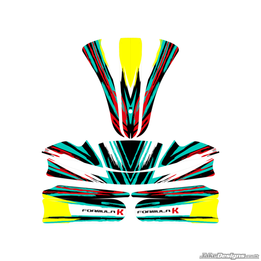 FK (Formula K) Racing Replica Sticker Kit (2022)