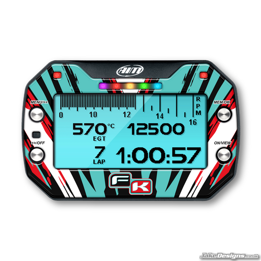 FK Racing Style Mychron 5 Gel Sticker