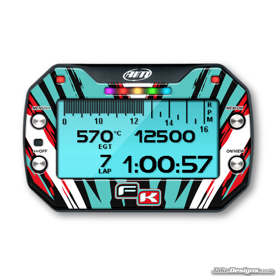 FK Racing Style Mychron 5 Gel Sticker