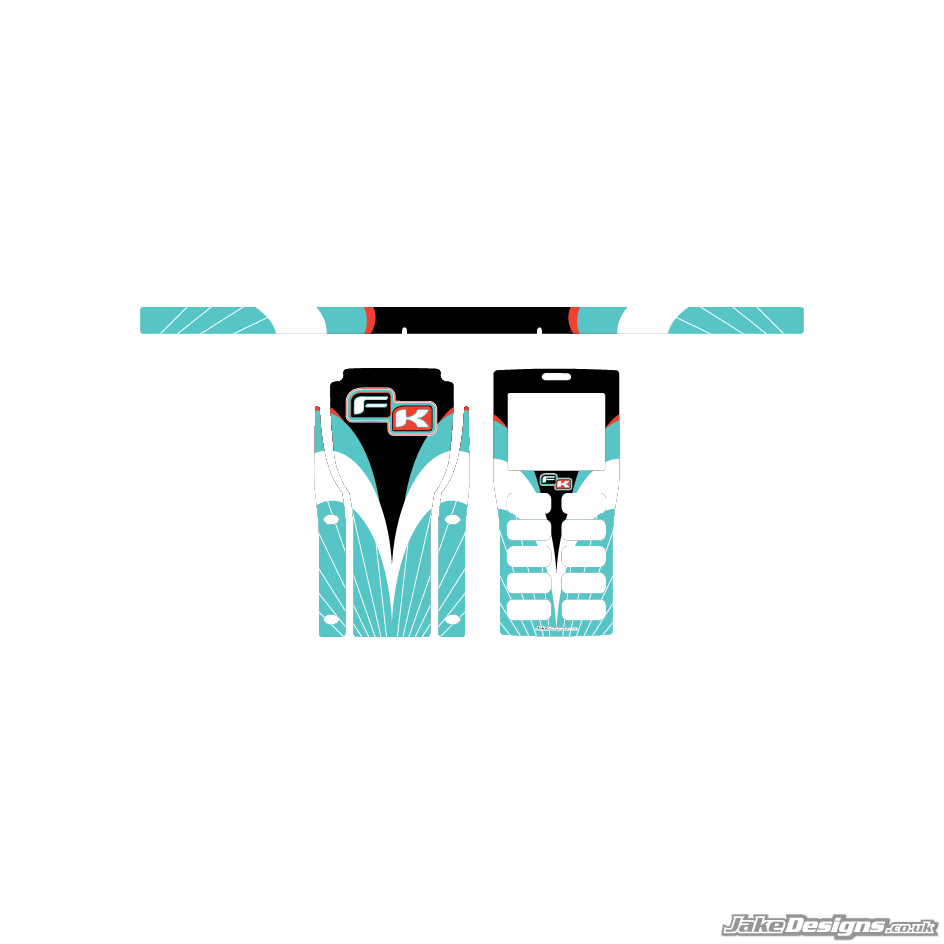 Formula K Style Unipro Stopwatch Stickers