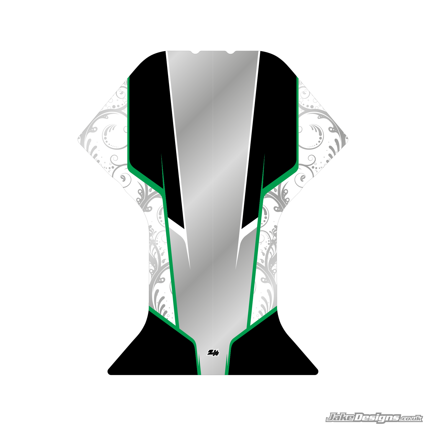 Floral Style Custom Floor Tray Sticker Kit